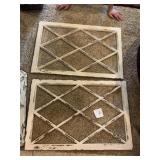 WHITEWASHED FAUX WINDOW FRAME WALL Dï¿½COR