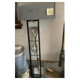 MAILBOX ON DECORATIVE IRON BASE