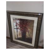 FRAMED AND MATTED FLORAL STILL LIFE