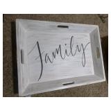 MARY AND MARTHA FAMILY SERVING TRAY