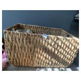 LARGE BASKET WITH DOG TOYS