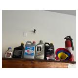 SMALL ENGINE OIL, CAR OIL, FUNNELS, FIRE