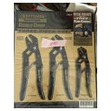 CRAFTSMAN PROFESSIONAL 3 PC ROBOGRIP TOOL, NEW