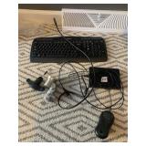 LOGITECH KEYBOARD, DELL CONNECTOR, WALLFLOWER,