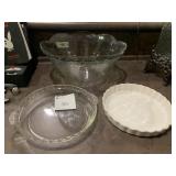 TART BAKING DISH, PUNCH BOWL, ROUND BAKING DISH