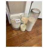 PREVIOUSLY BURNED CANDLES