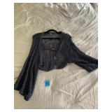 NWT FREE PEOPLE CROCHETED LACE SWEATER
