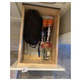 COMMAND STRIPS, SHAVING CREAM, SHAVE BAG