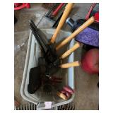 GARDENING TOOLS, FLIP OUT SAW, PRUNERS, RAKES,