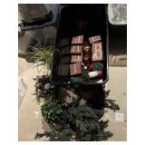 BELIEVE LETTERS, CANDLE HOLDER, SNOW MAN, FAUX