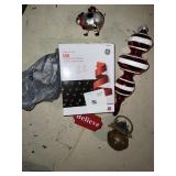 CHRISTMAS NET LIGHTS, CHRISTMAS ORNAMENTS