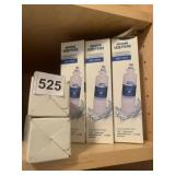 5 REFRIGERATOR WATER FILTERS, NEW,