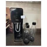 SODA STREAM MACHINE WITH BOTTLES