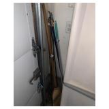 BROOM AND CURTAIN RODS