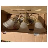 3 GLOBE WALL VANITY BRASS