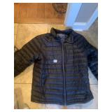 ALPINE DESIGN BLACK PUFFER COAT, SZ LARGE