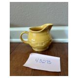 LONGABERGER YELLOW GRAVY PITCHER