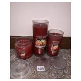 3 NEW YANKEE CANDLES, APPLE PUMPKIN