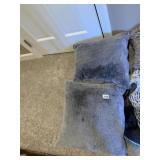UGG FUZZY THROW PILLOWS