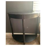 BLACK WALL TABLE, 32X32X12