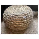 20X14 JUTE POOF FOOTREST OTTOMAN