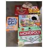 BOARD GAMES INCLUDING LIFE AND MONOPOLY
