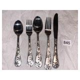 FLATWARE SERVICE FOR 16, SNOWFLAKE HANDLES