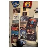 RECORD ALBUMS INCLUDING BOSTON, STRAY CATS,