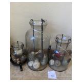 LARGE CANDLE HOLDERS WITH ABILITY TO CHANGE Dï¿½COR