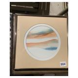 JAN HARTMAN FRAMED WATERCOLOR