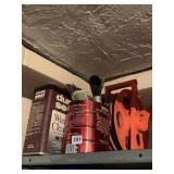 HOSE REEL WITH EXT CORD ETC.