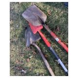 SHOVELS INCLUDING ROUNDED AND FLAT