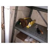 MITER BOX, SAW, SCRAPER