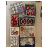 CHRISTMAS ORNAMENTS 7 BOXES
