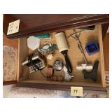 CONTENTS OF DRAWER NIGHT LIGHT ETC.