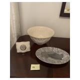 LENOX CANDY DISH CLOCK AND BOWL