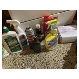 SCRUB FREE, GLASS CLEANER, WRIGHT POLISH, OLD