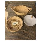 LENOX BOWL AND 2 BASKETS SMALL 8IN