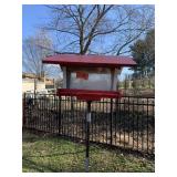 BIRD HOUSE AND FEEDER