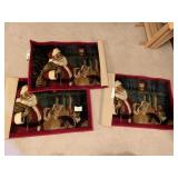 3 CHRISTMAS RUGS