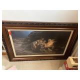 BABY JESUS PICTURE WITH WISE MEN 40X26 SIGNED LR