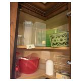 CONTENTS OF CABINET MIXING BOWL CEREAL HOLDER