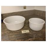 2 PYREX BOWLS