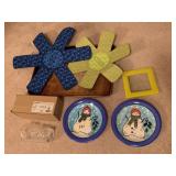 FRUIT PLATTER, POT STACKERS, GORHAM SOAP