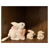 RABBIT FIGURINES
