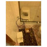 AREA RUG, OVER DOOR RACK, STEP STOOL, TOWEL