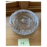CRYSTAL ASHTRAY LOOKS UNUSED