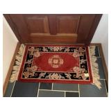 SMALL ENTRY RUG WITH FRINGE 36X20