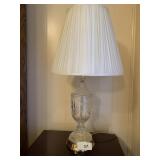 TABLE LAMP WITH SHADE GLASS