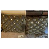 PILLOWS WITH BEADED DESIGNS